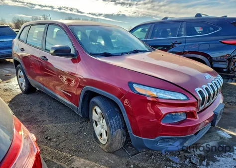 2014 Jeep Cherokee Sport from USA, damaged, VIN 1C4PJLAB1EW154203